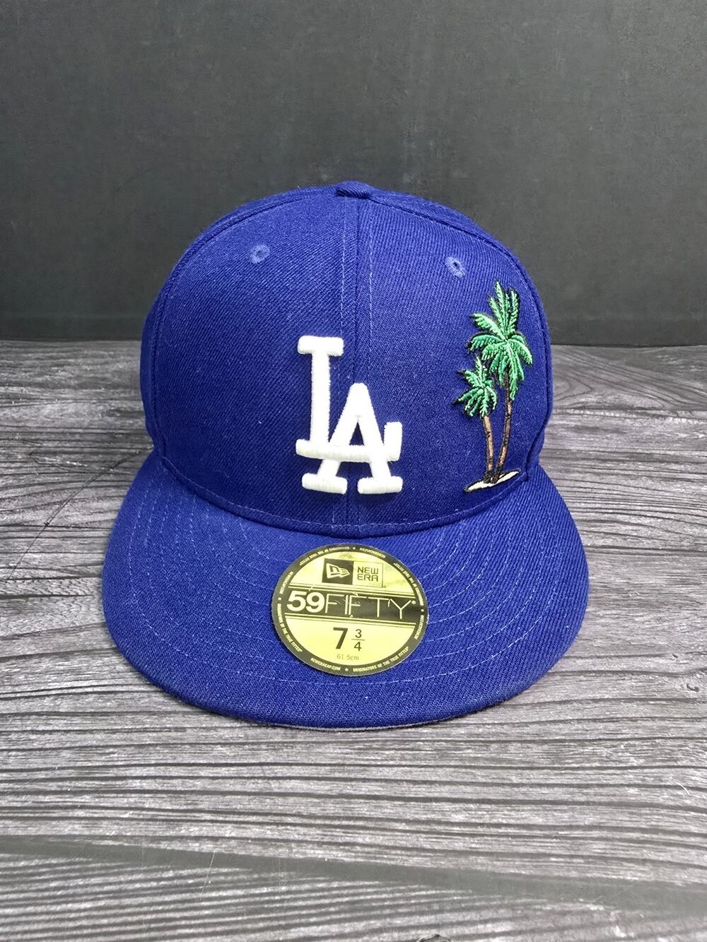 New Era 59FIFTY LA Dodgers Palm Tree Taco Tuesday Fitted Hat 7 3/4 Blue MLB